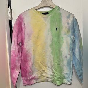 ✨ Polo Ralph Lauren Tie-Dye Sweatshirt – Youth L (14–16) ✨
